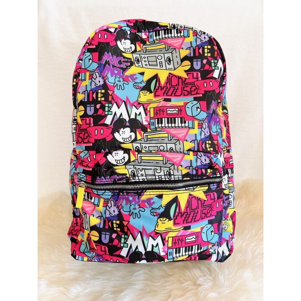 NWT Disney Mickey Mouse Backpack by Rafael Faria Adults Daypack Mint Condition